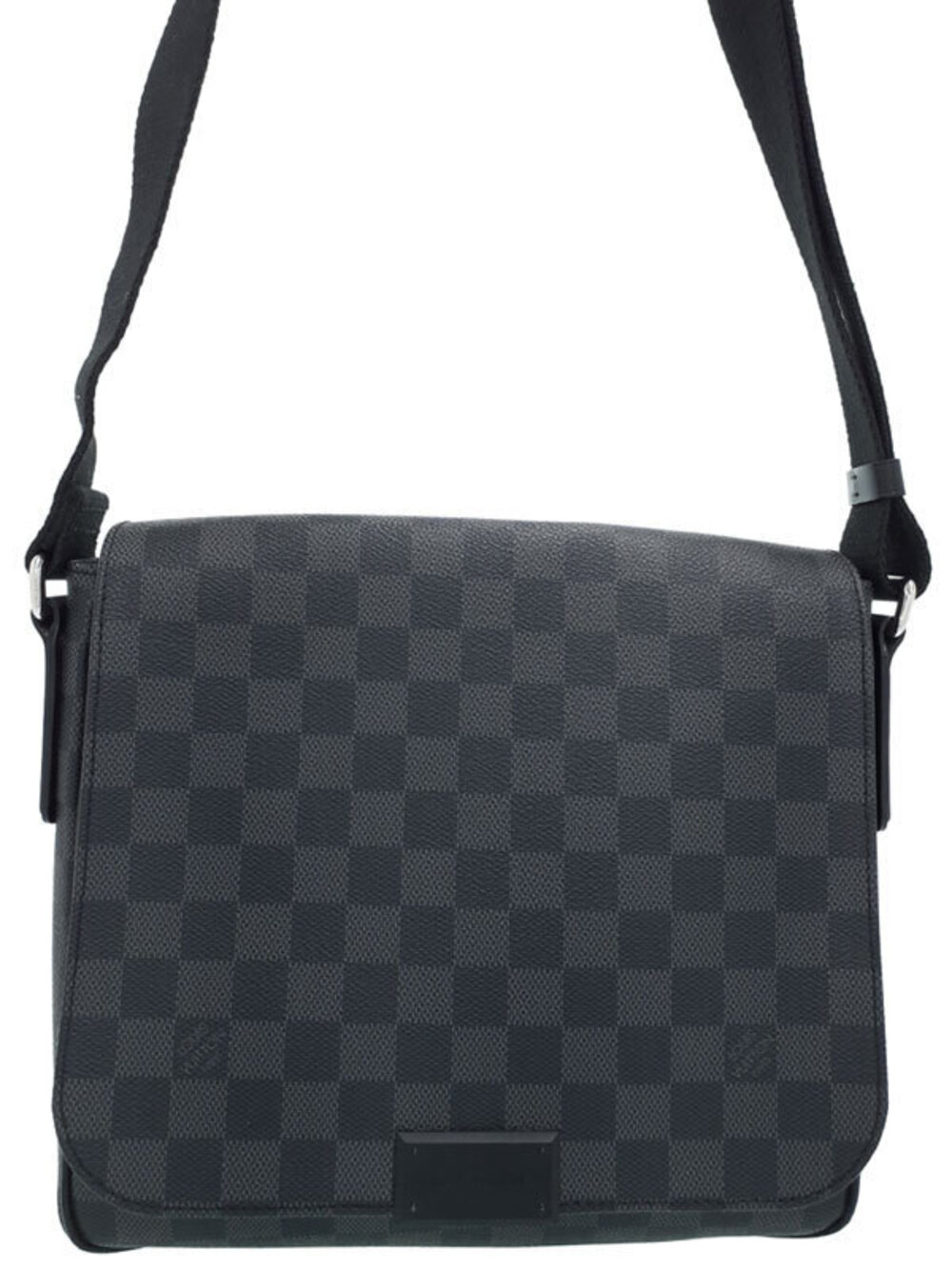 Louis Vuitton Damier Graphite Black District Shoulder Bag